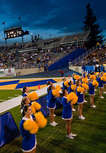 Football games are a big part of SJSU campus life.