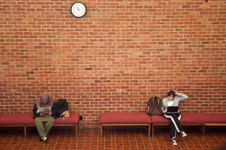 Students studying at Student Union.